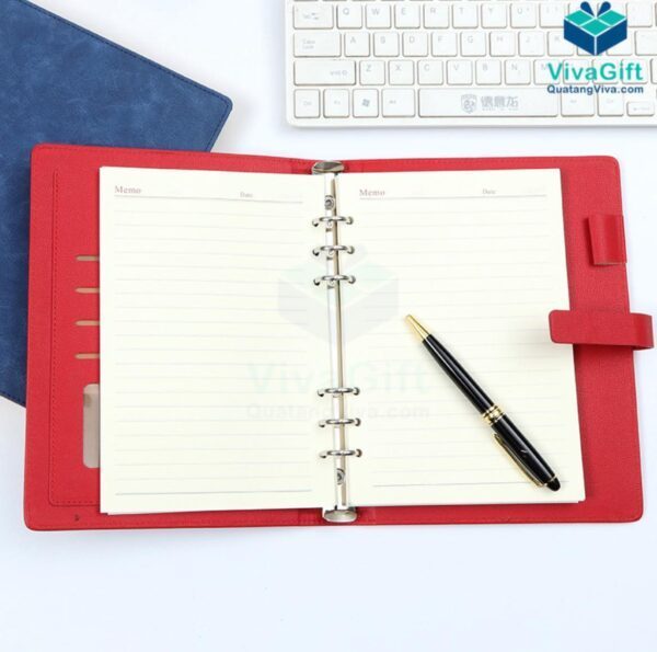 Sổ Tay Bìa Còng Gập 2 B061 Kèm Khoá Nam Châm