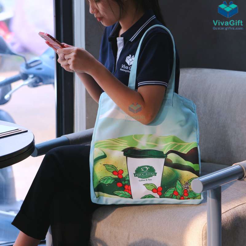 Túi Canvas In Logo Phúc Long Dạng Hộp TVC06-1 (16)