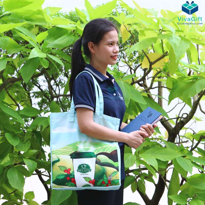 Túi Canvas In Logo Phúc Long Dạng Hộp TVC06-1 (8)