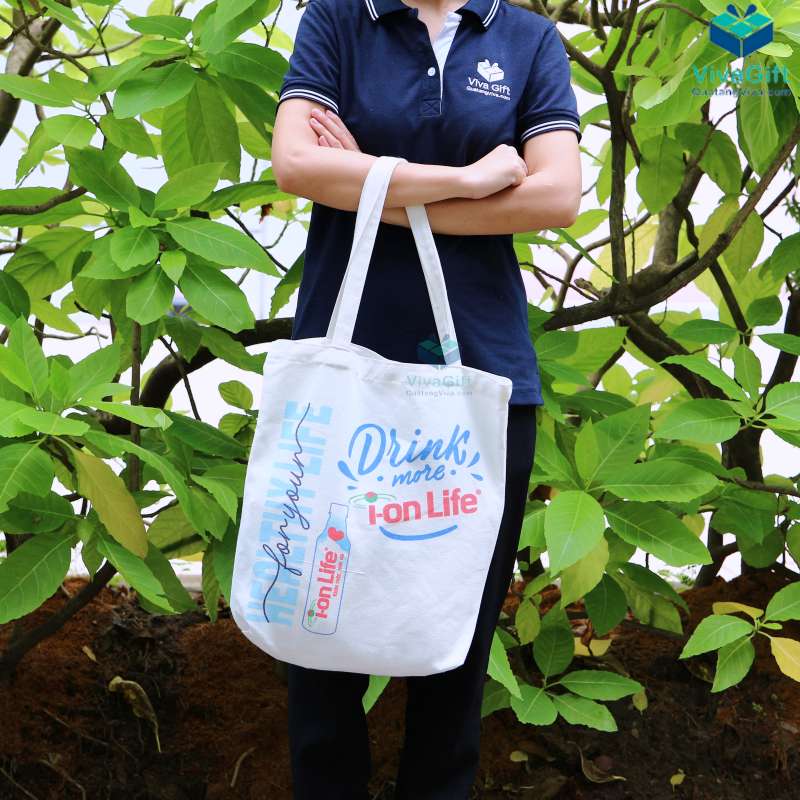 Túi Vải Bố Chặt Đáy In Logo I-on Life TVC05-1 (12)