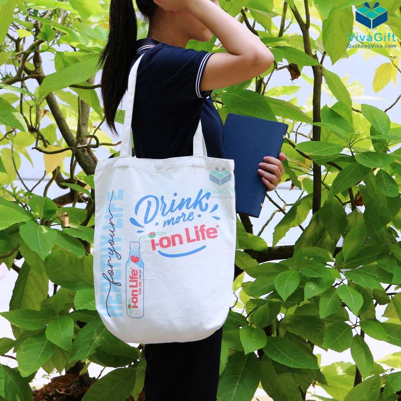 Túi Vải Bố Chặt Đáy In Logo I-on Life TVC05-1 (6)