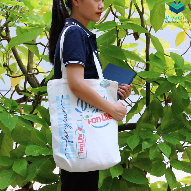 Túi Vải Bố Chặt Đáy In Logo I-on Life TVC05-1 (7)
