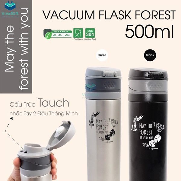 Bình Giữ Nhiệt Zebra – 112647 Forest 500ml