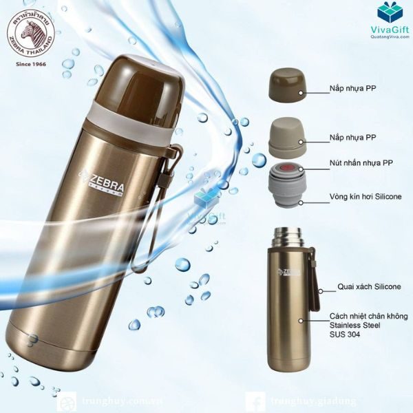 Bình Giữ Nhiệt ZEBRA – 112651 Inox Picnic 500ml