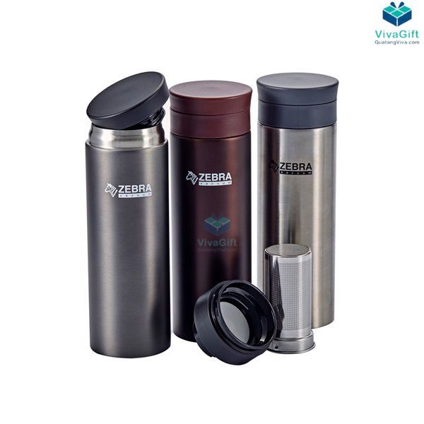 Bình Giữ Nhiệt Zebra 112915 Inox 450ml Eva Có Lưới Lọc 
