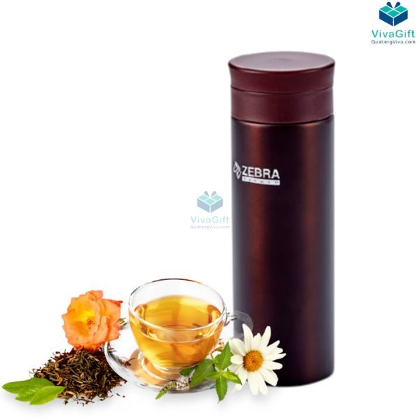 Bình Giữ Nhiệt Zebra 112915 Inox 450ml Eva Có Lưới Lọc 