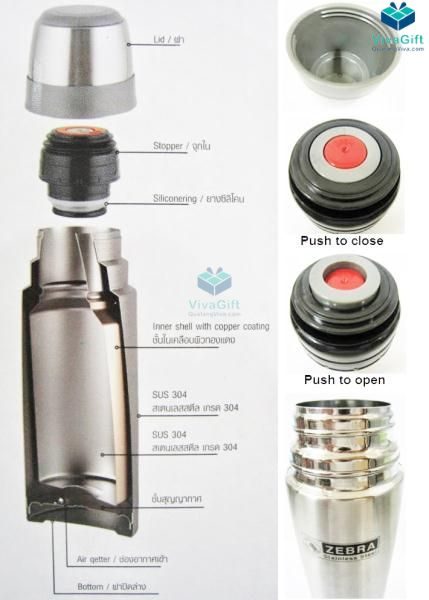 Bình Giữ Nhiệt ZEBRA 11295X