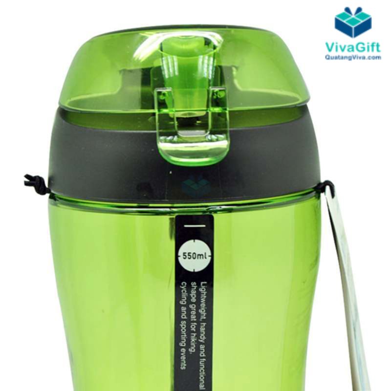 Bình Nước Nhựa BPA Free LocknLock 550ml/650ml Có Ống Hút 