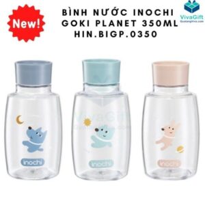 Bình Nước Nhựa Inochi Goki Planet 350ml HIN.BIGP.0350