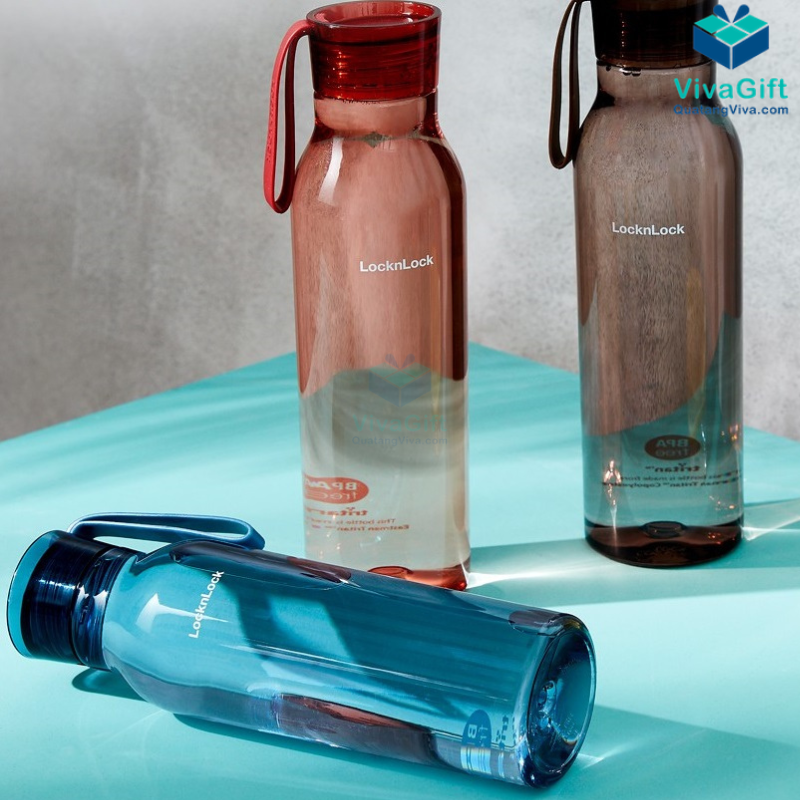 Bình Nước Nhựa Tritan Lock&Lock Eco 550ml ABF644 In Logo
