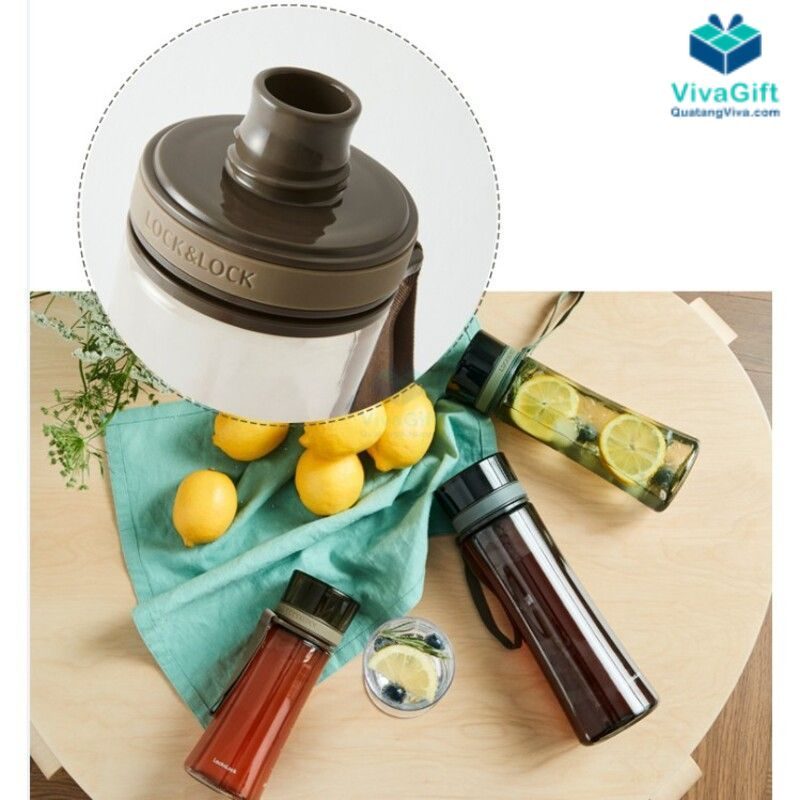 Bình Nước Nhựa Tritan LocknLock 620ml/ 480ml In Logo CTy