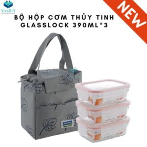 Bộ hộp cơm giữ nhiệt 390ml*3