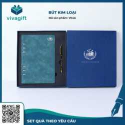 Bút Bi Kim Loại Xoay V046 – Quà Tặng Viva