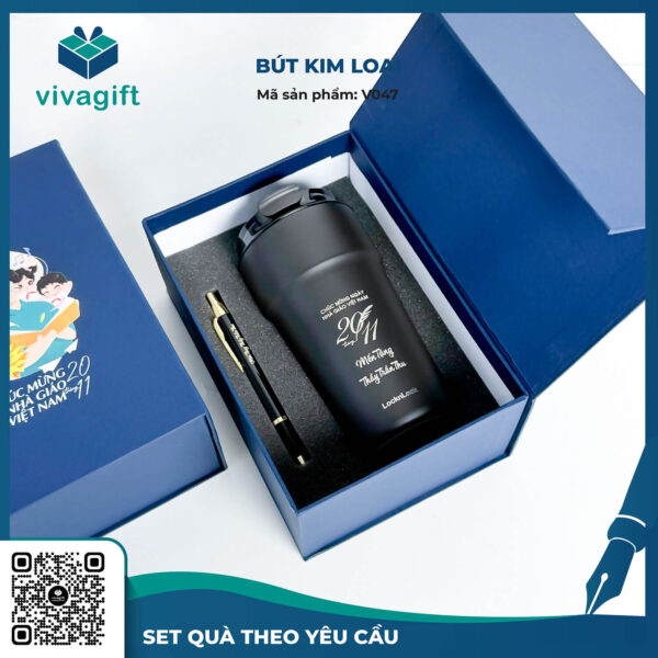 Bút Kim Loại Bấm V047 - Hình ảnh 6