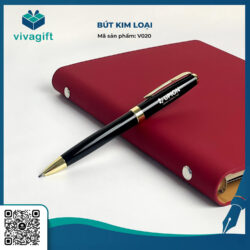 Bút Kim Loại Xoay Khắc Tên V020 Làm Quà Tặng – Quà Tặng Viva
