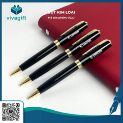 Bút Kim Loại Xoay Khắc Tên V020 Làm Quà Tặng – Quà Tặng Viva