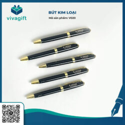 Bút Kim Loại Xoay Khắc Tên V020 Làm Quà Tặng – Quà Tặng Viva