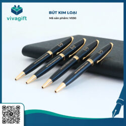 Bút Kim Loại Xoay V030 Làm Quà Tặng – Quà Tặng Viva