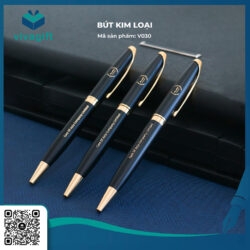 Bút Kim Loại Xoay V030 Làm Quà Tặng – Quà Tặng Viva