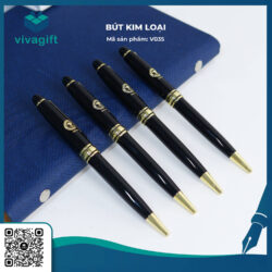 Bút Bi Kim Loại Xoay V035 – Quà Tặng Viva