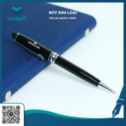 Bút Bi Kim Loại Xoay V035 – Quà Tặng Viva
