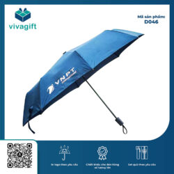Dù Cầm Tay Gấp 3 Tự Đẩy R=55cm 8 Kèo D046 – Quà Tặng Viva