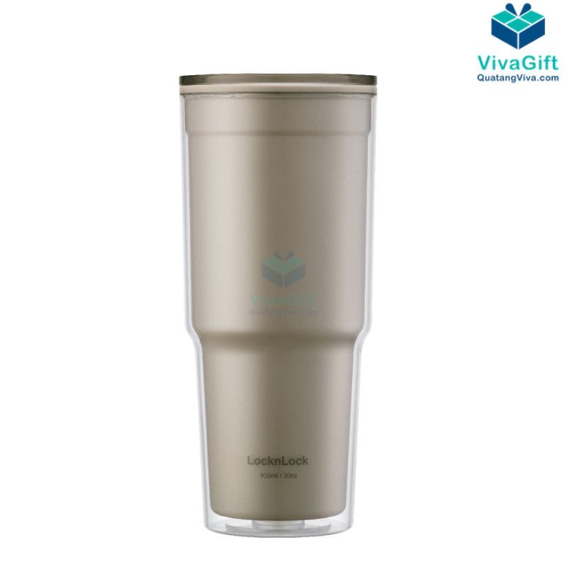 Ly Nhựa AS 2 Lớp LocknLock 900ml HAP502 In Logo Công ty