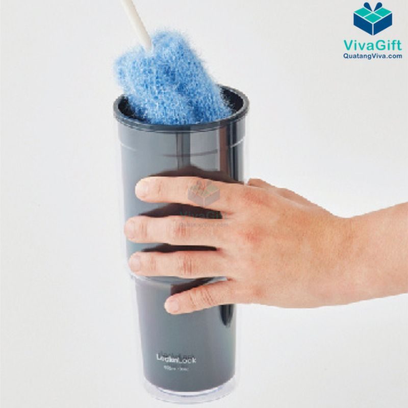 Ly Nhựa AS 2 Lớp LocknLock 900ml HAP502 In Logo Công ty