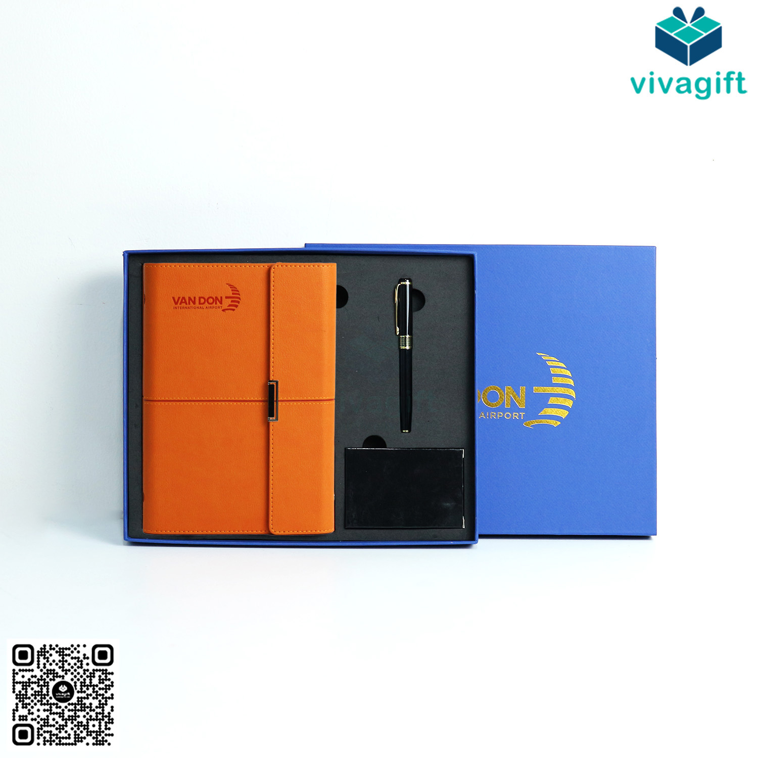 Set sổ bút namecard GS119 Vân Đồn_vivagift