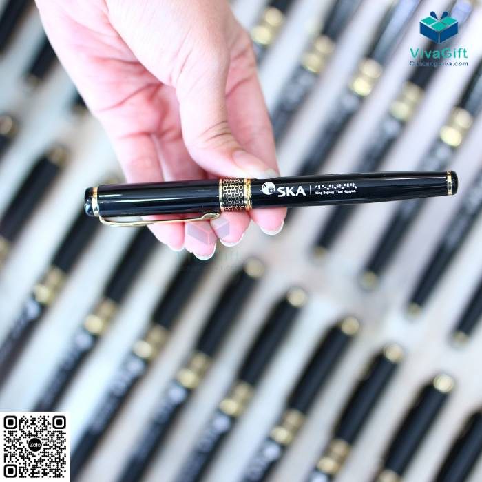 Set Quà Tặng Sổ Tay Bìa Còng + Bút GS101 In Logo