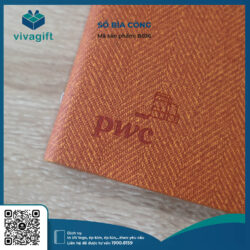 Sổ Tay Bìa Còng Gập 3 B036 Kèm Khoá Nam Châm – Quà Tặng Viva