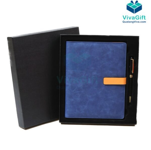 Sổ Tay Bìa Còng Gập 2 B061 Kèm Khoá Nam Châm
