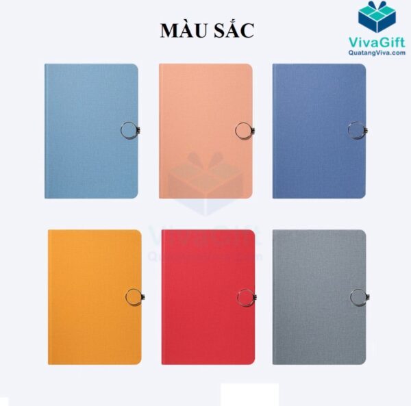 Sổ Tay Dán Gáy B047 Kèm Khoá Nam Châm Làm Quà Tặng