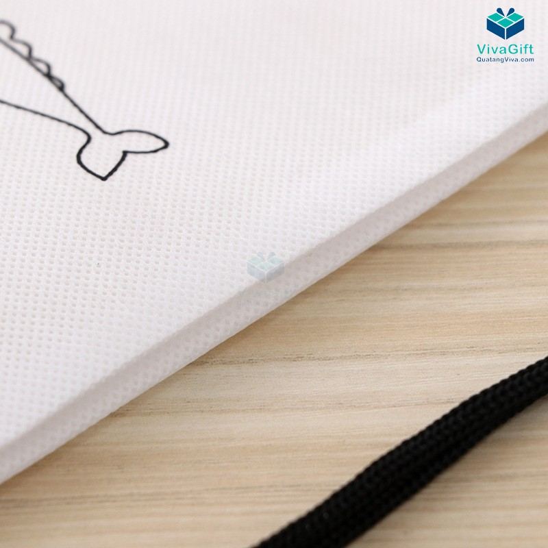 Túi Vải Không Dệt Dây Rút TKD109 In Logo 