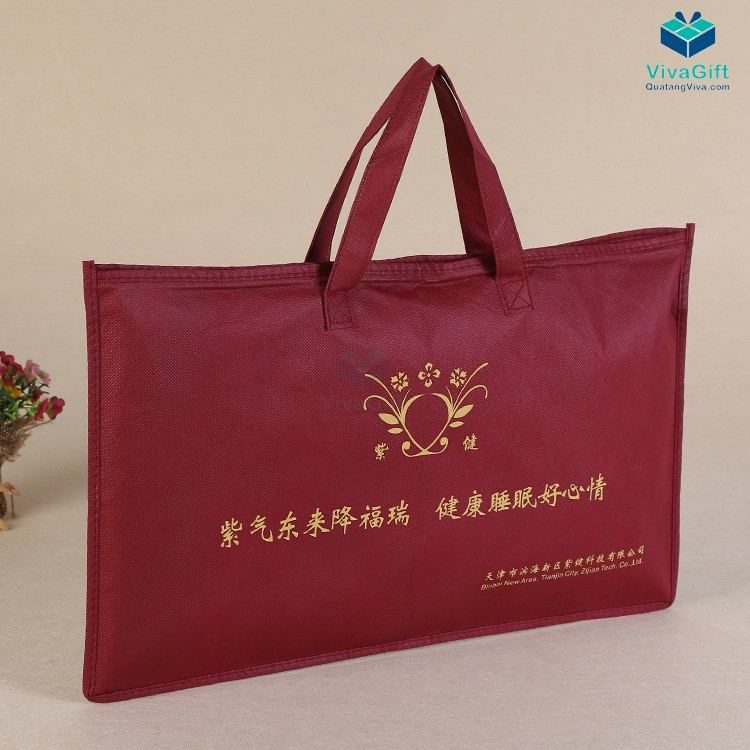 Túi Vải Không Dệt Đựng Chăn Gối TKD112 Có Dây Kéo