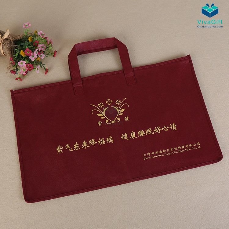Túi Vải Không Dệt Đựng Chăn Gối TKD112 Có Dây Kéo