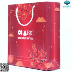 Túi Giấy Couche Đựng Hộp Quà Tặng Có Quai Xách TG05-3 In Logo OffsetIMG_1265