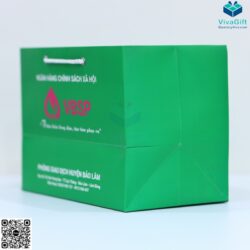 Túi Giấy Couche Đựng Hộp Quà Tặng VBSP Có Quai Xách TG05-2 In LogoIMG_1260