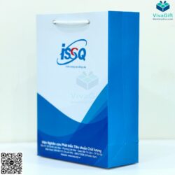 Túi Giấy Couche Đựng Set Sổ + Bút TG08-1 Có Quai Xách In LogoIMG_1329