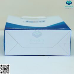 Túi Giấy Couche Đựng Set Sổ + Bút TG08-1 Có Quai Xách In LogoIMG_1331