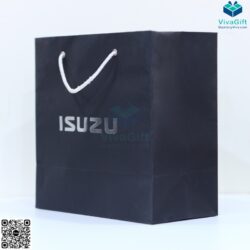 Túi Giấy Đựng Set Quà Tặng Couche Isuzu TG05-1 In Logo Ép Kim Nhũ BạcIMG_1153