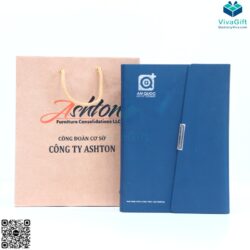 Túi Giấy Kraft Có Quai Xách Đựng Sổ Tay TG03-1 In Logo IMG_1430