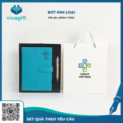 Bút Gỗ Tre Nút Bấm V052 – Quà Tặng Viva
