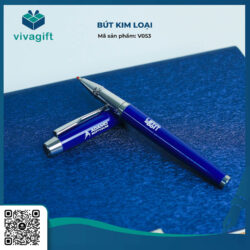 Bút Kim Loại Nắp Đậy V053 – Quà Tặng Viva