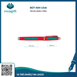 Bút Kim Loại Nắp Đậy V053 – Quà Tặng Viva