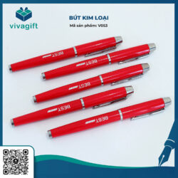 Bút Kim Loại Nắp Đậy V053 – Quà Tặng Viva