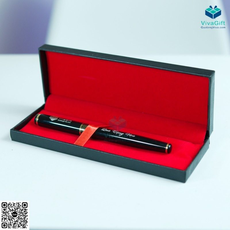 Hộp Đựng Bút Nắp Gập HV06 In Logo 12