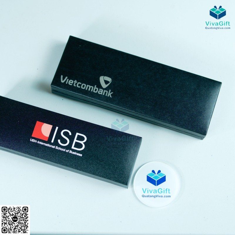 Hộp Đựng Bút Nắp Gập HV06 In Logo 11