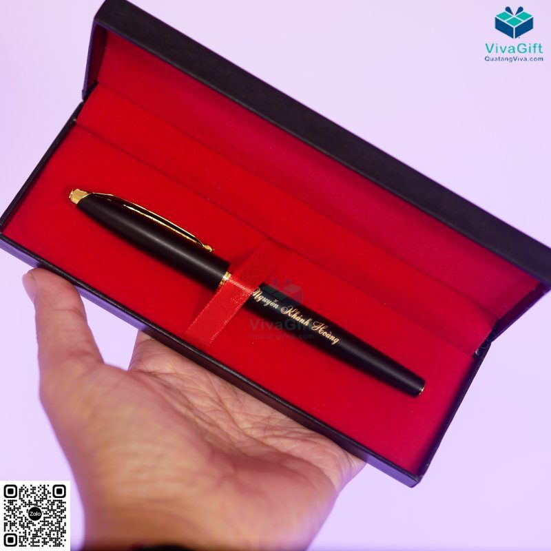 Hộp Đựng Bút Nắp Gập HV06 In Logo 9