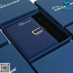 Set Quà Tặng Sổ Tay Dán Gáy Và Bút Ghi Chép GS154 – Quatangviva.com